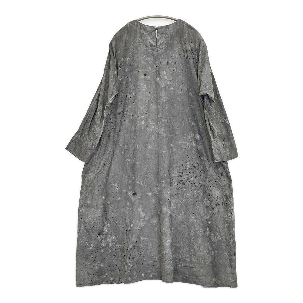gungendo 墨染白露ワンピース鈴蘭水仙 定価57200円 ワンピース 2025 グレー レディース 群言堂 5 1222 M♪