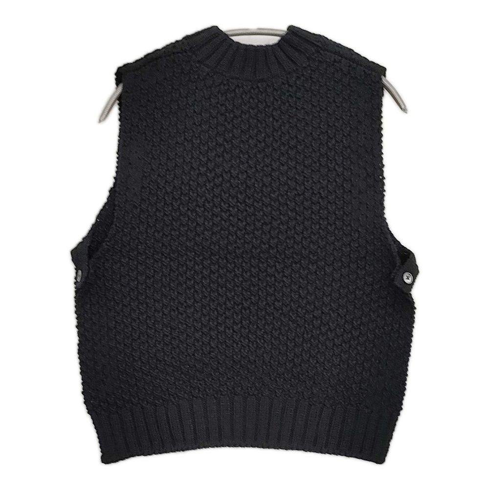 【 新品未使用 】 torici かのこベスト　ブラック TORICI 未使用品 手編みかのこベスト 定価53900円 10023 プルオーバー