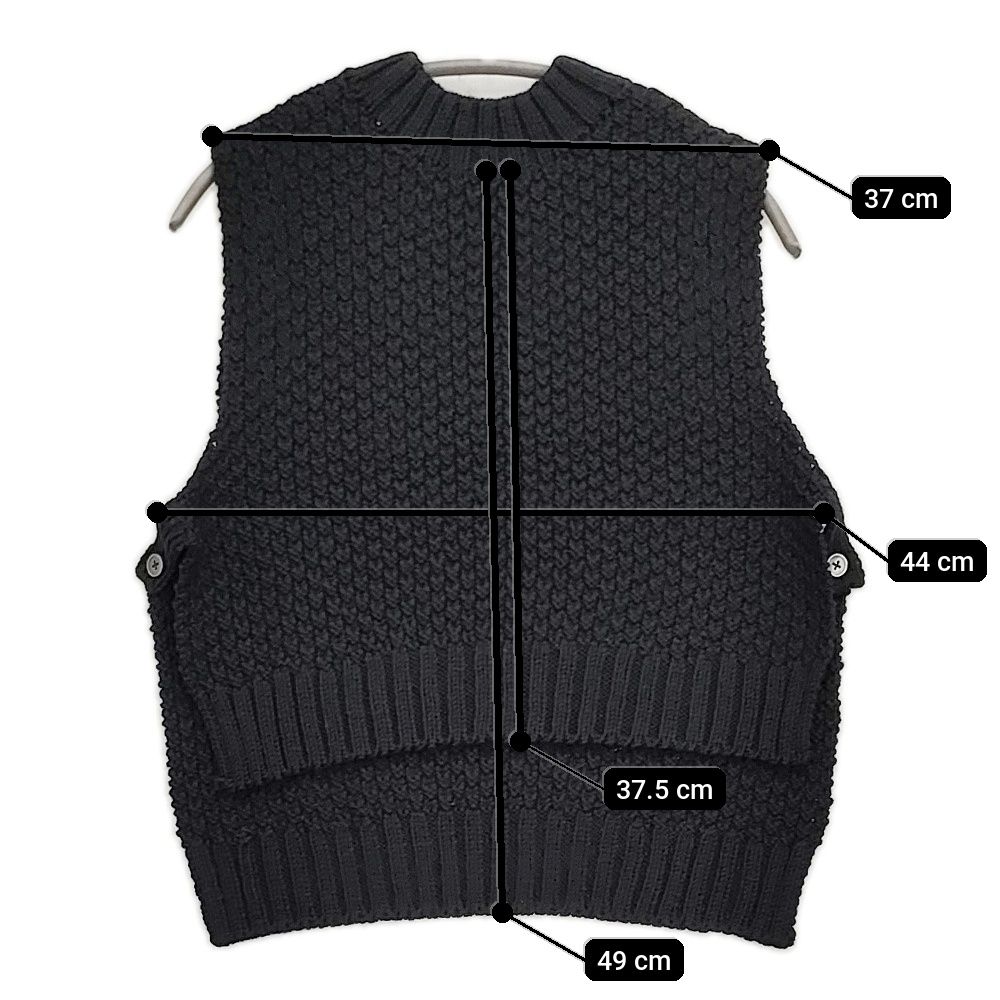 TORICI 未使用品 手編みかのこベスト 定価53900円 10023 プルオーバー