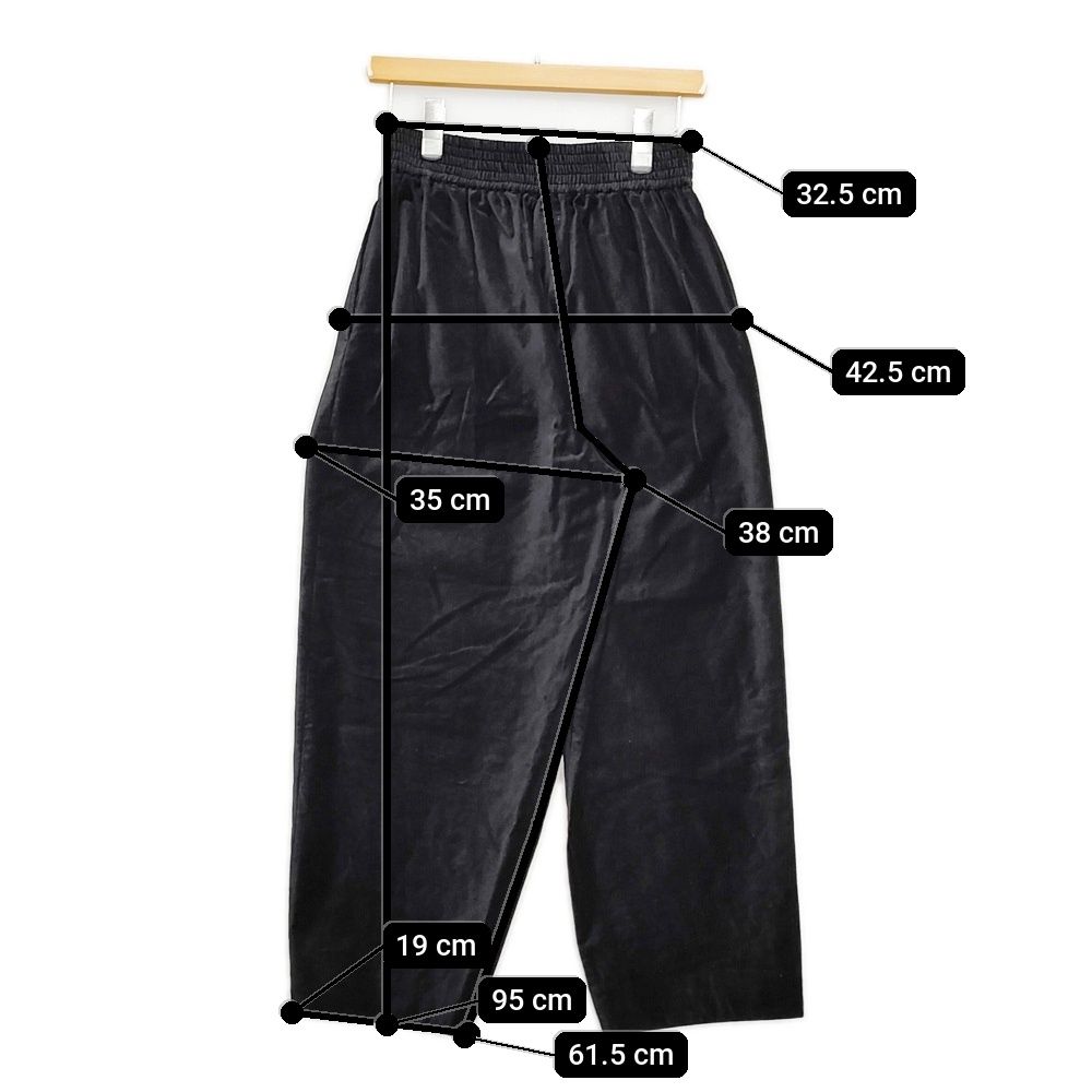 susuri モエケパンツ タイパンツ 別珍 定価44000円 25-551 サイズ0