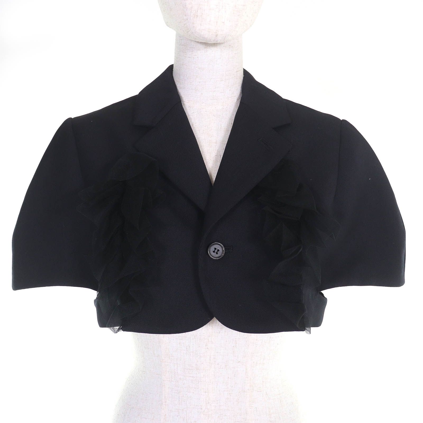 極美品△noir keininomiya ノワールケイニノミヤ 3K-J021 ウール100