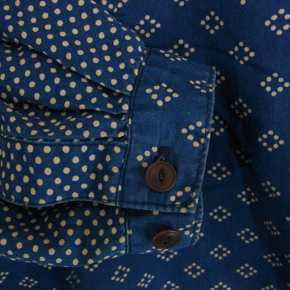VISVIM ビズビム 14SS KERCHIEF DOTS TUNIC SHIRT カーチフ ドット