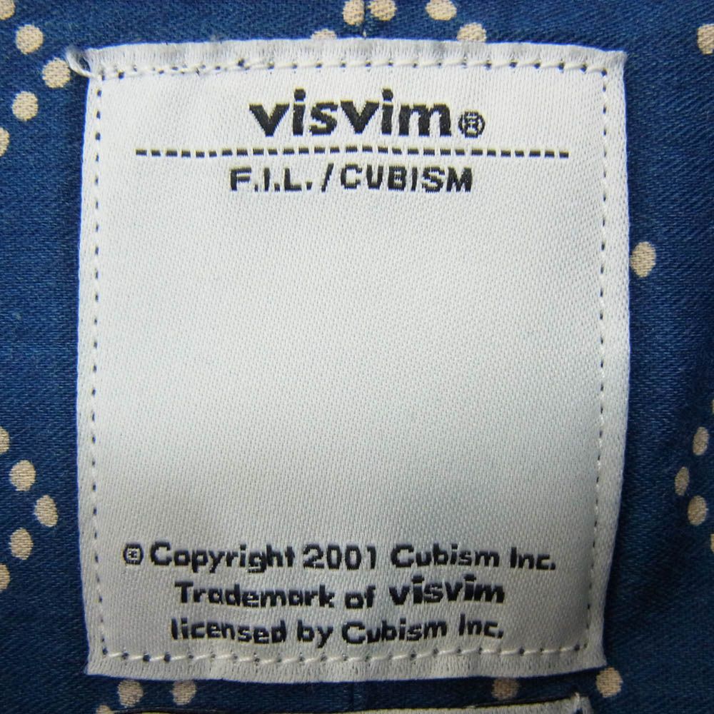 VISVIM ビズビム 14SS KERCHIEF DOTS TUNIC SHIRT カーチフ ドット