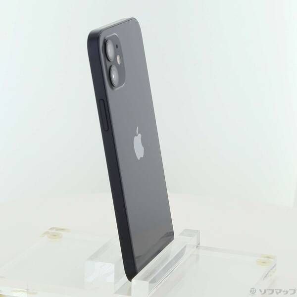 中古品〕 iPhone12 64GB ブラック FGHN3J／A SIMフリー【344】 中古