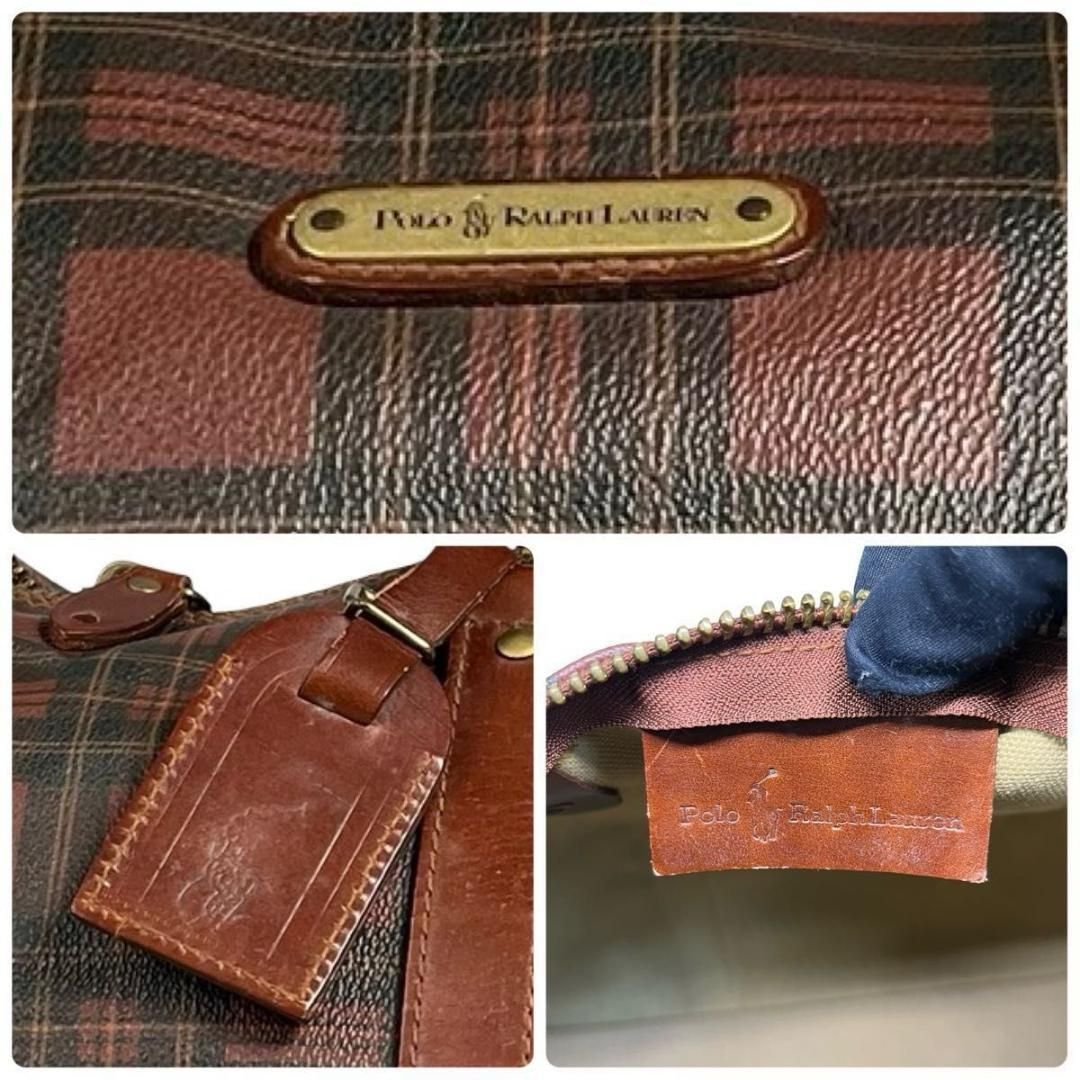 希少 POLO RALPH LAUREN ボストンバッグ ヴィンテージ レザー - メルカリ