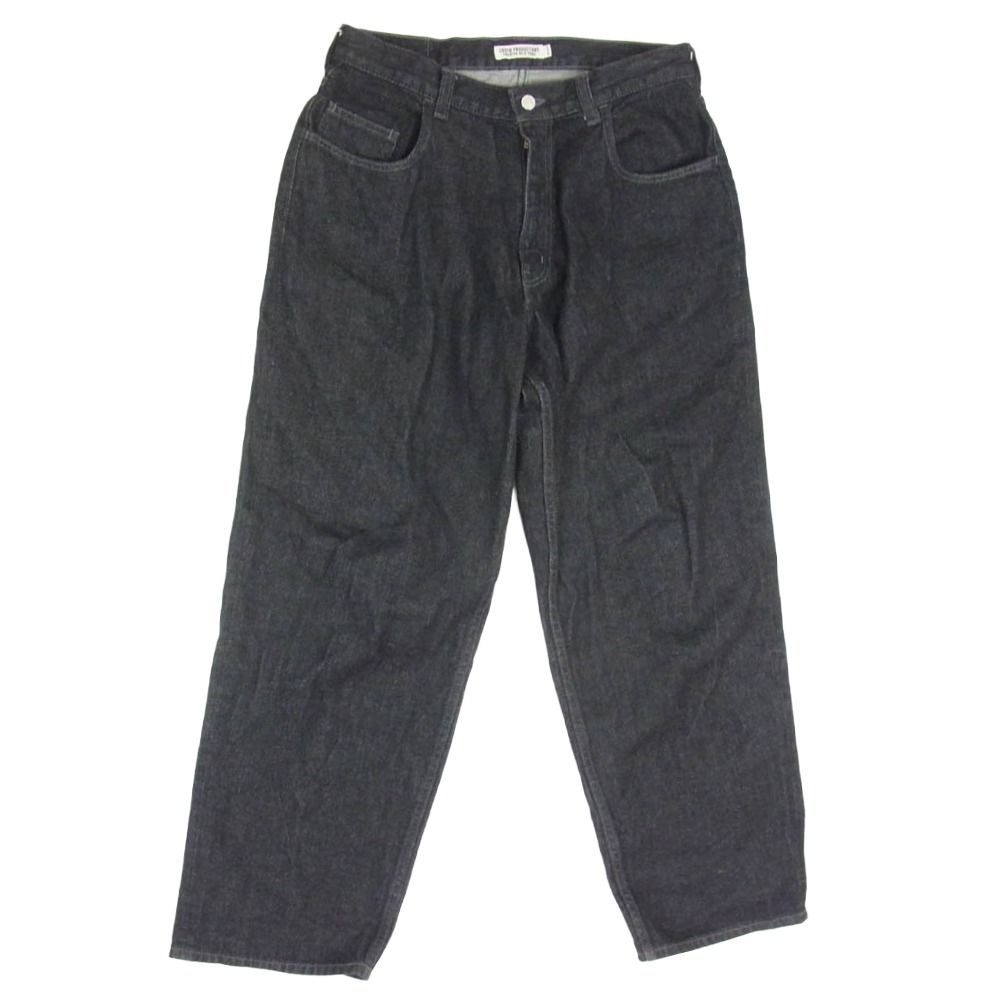 COOTIE クーティー 23 SS CTE S 110 Black Fade 12 5 oz POCKET BAGGY DENIM PANTS ワイドシルエット５ポケット バギー ブラック デニム パンツ ブラック系 M