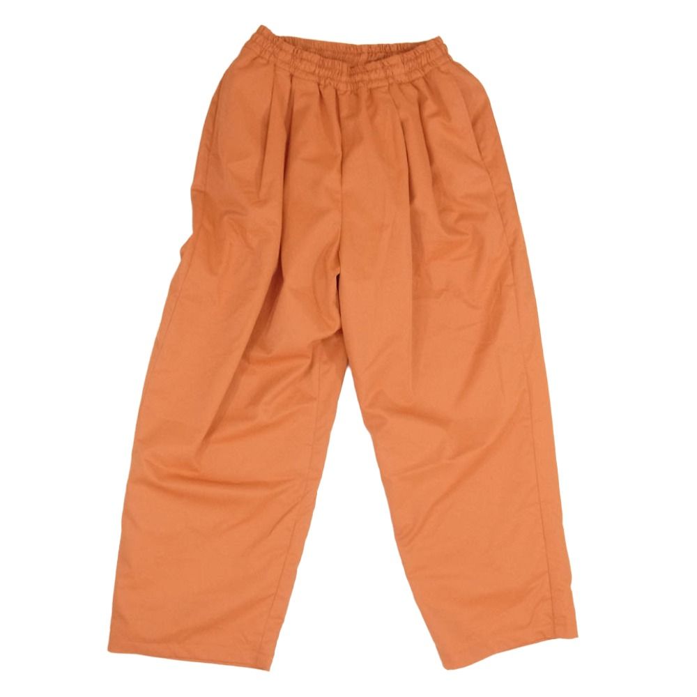 COOTIE クーティー 24 SS CTE S 127 Polyester Twill 2 Tuck Track Pants ポリエステルツイル 2タック イージー トラック パンツ オレンジ系