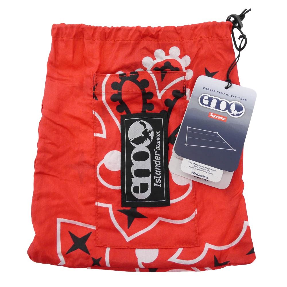 Supreme ENO er Blanket レッド Supreme シュプリーム 22SS eno islander nylon blanket イーノ