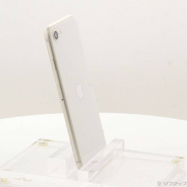  〔 品〕 iPhone SE 第3世代 64 GB スターライト MMYD 3 J A SIMフリー 305 スマートフォン本体 スマートフォン 携帯電話