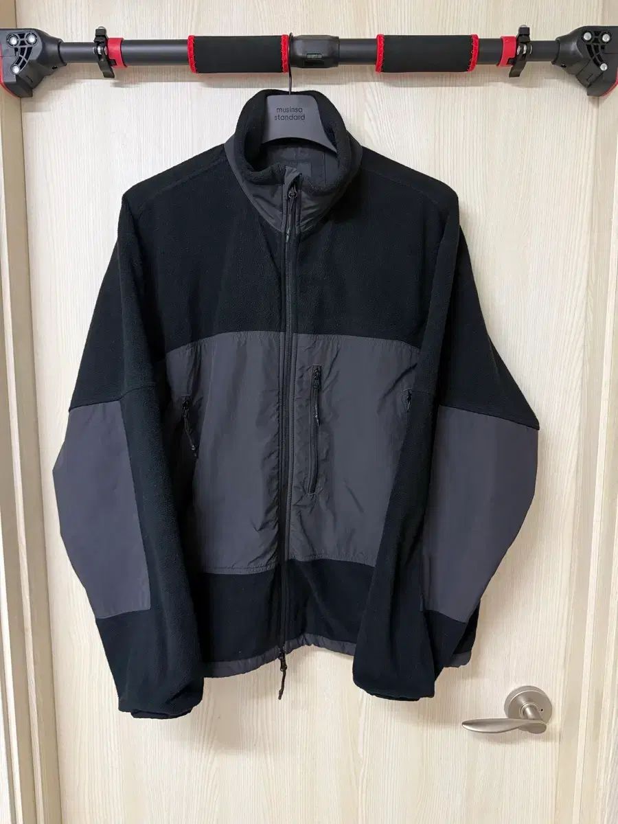 2 22 fw moif functional uniform ハイカー フリース ジャケット ブラック