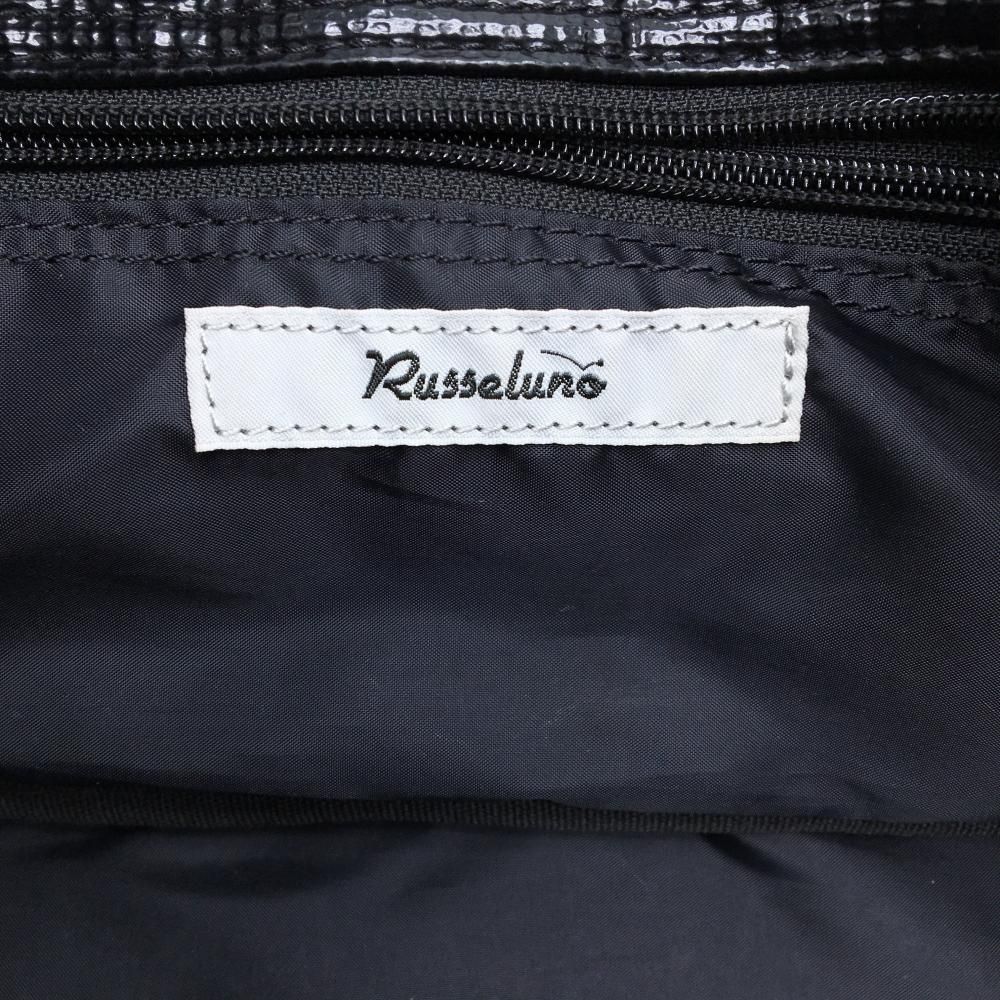  ラッセルノ 二層式カートバッグ レッド 黒 イエロー ルチャ 内外ポケット付 ゴルフ RUSSELUNO 大学ゴルフ用品 ゴルフバッグ キャディバッグ ゴルフ