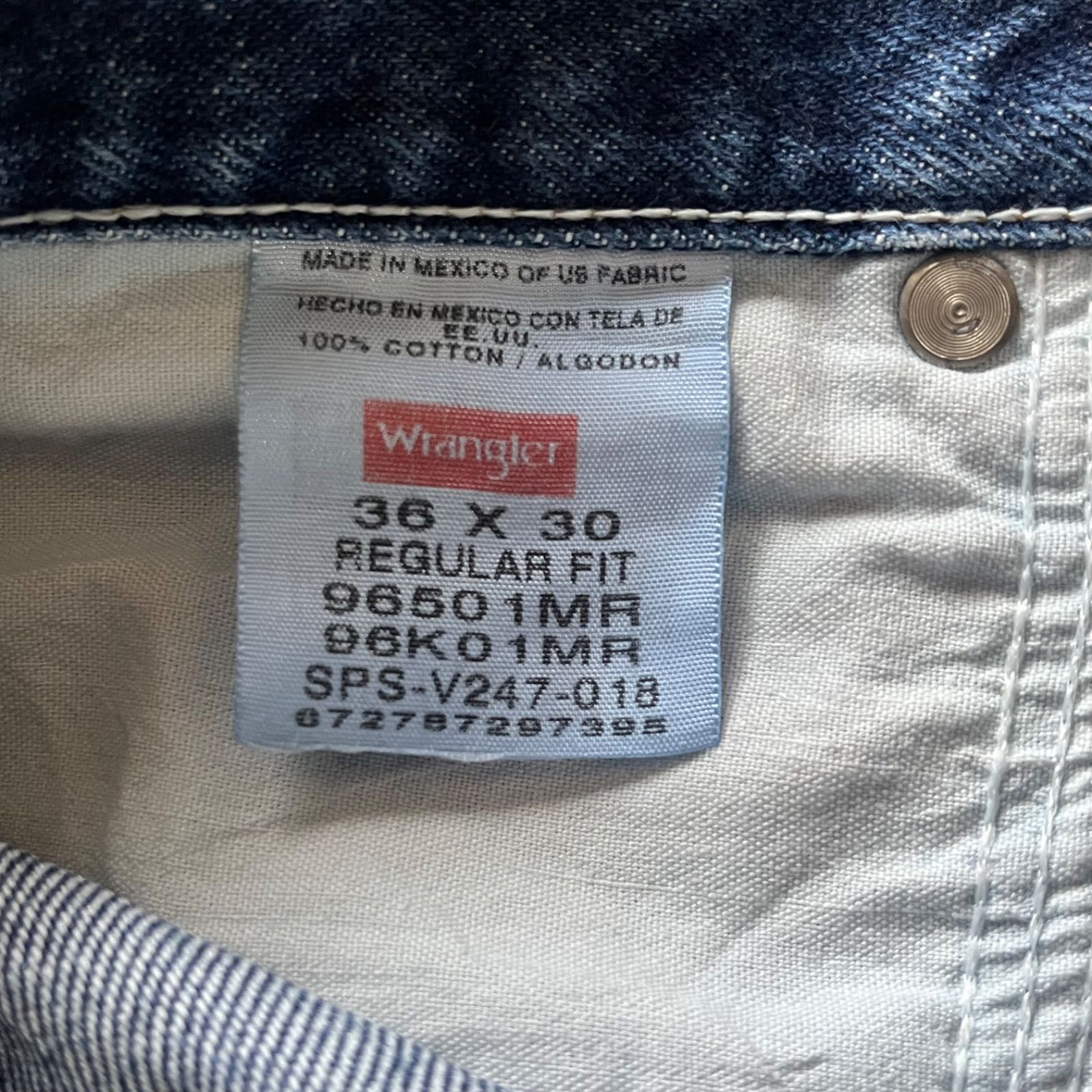 Wrangler ラングラー レギュラーフィット デニム ジーンズ 96501MR 36 