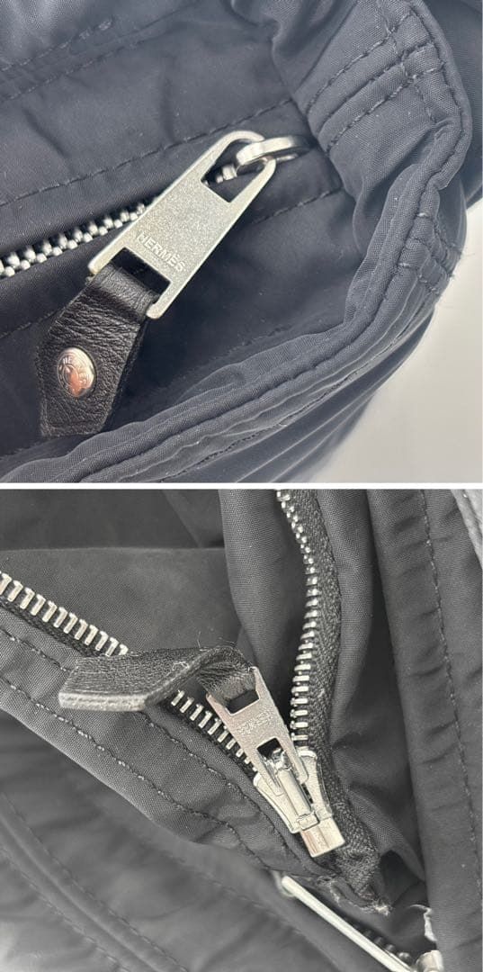 エルメス アカプルコ バンドリエール ナイロン ショルダーバッグ