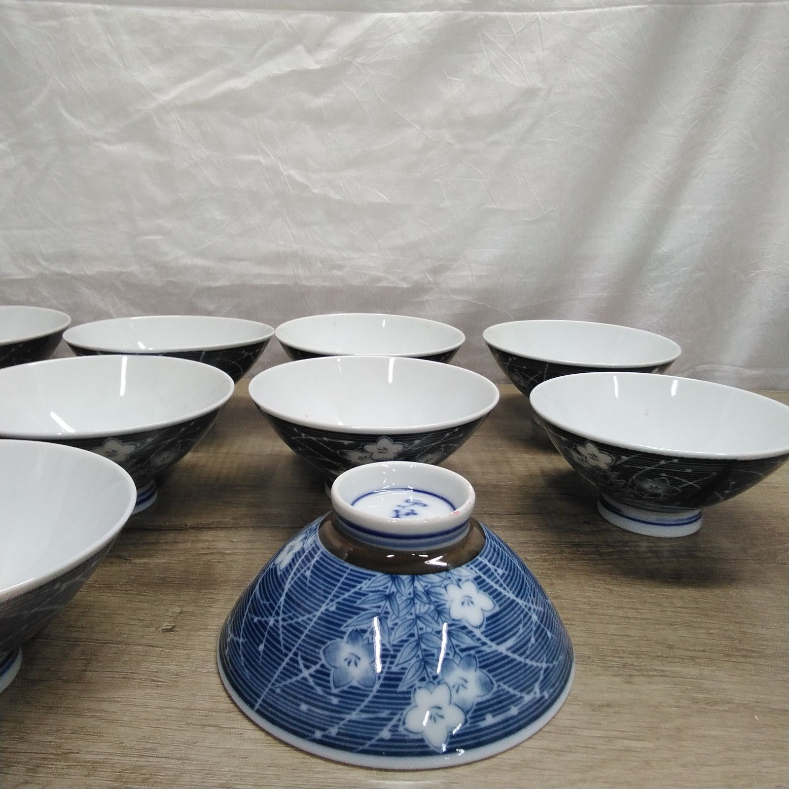 有田焼　喜山窯　食器一式セット　昭和レトロ　和食器 昭和レトロ 和食器 有田焼 幸山窯 茶碗 10点セット 箱入り 中古品 R345