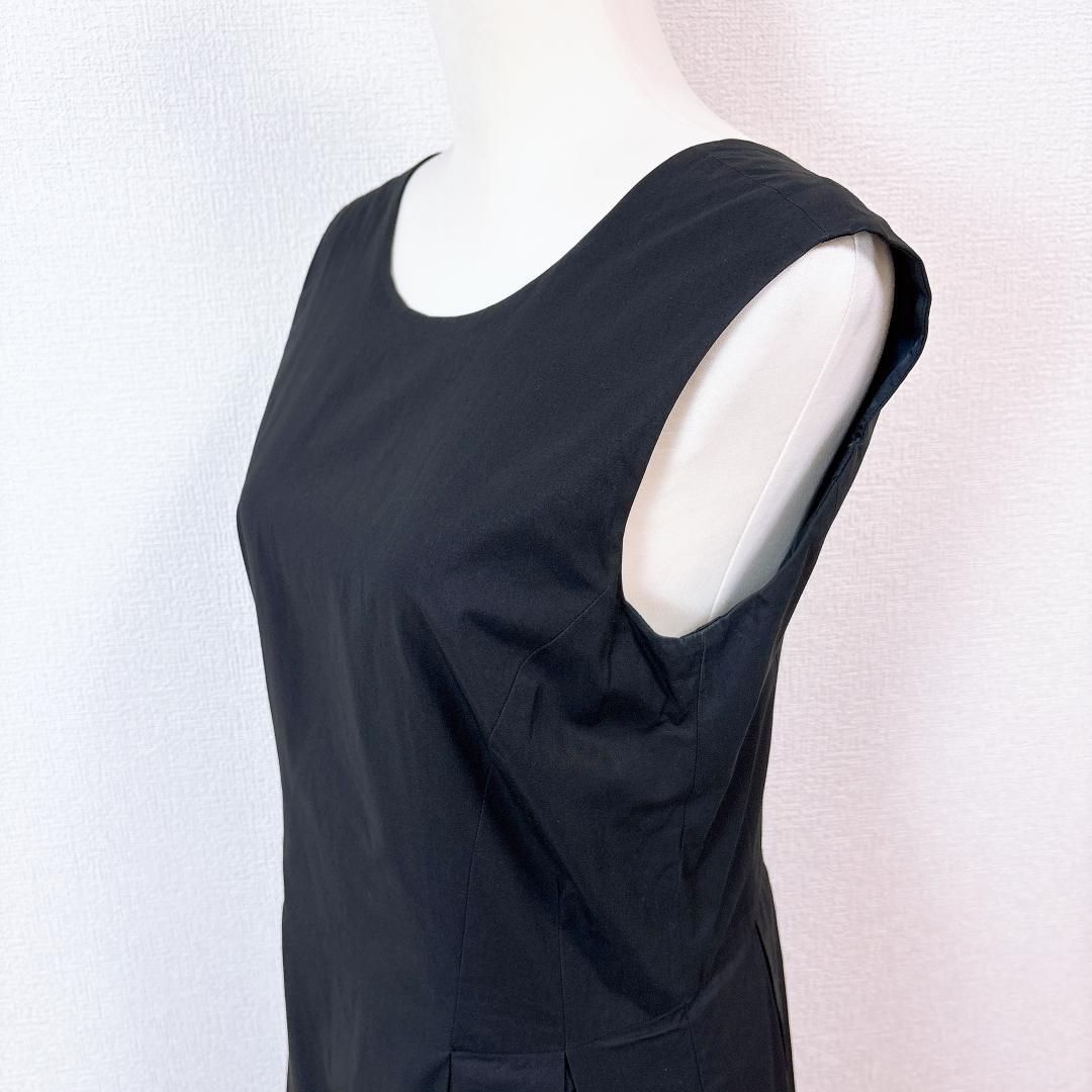  マーガレットハウレット Aラインフ ギャザーノースリーブワンピース ノースリーブ その他