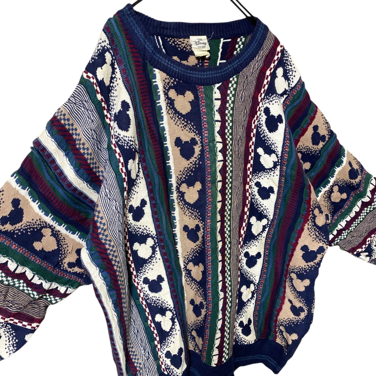 3D ニット ディズニー ミッキーマウス キャラクター ヴィンテージ 総