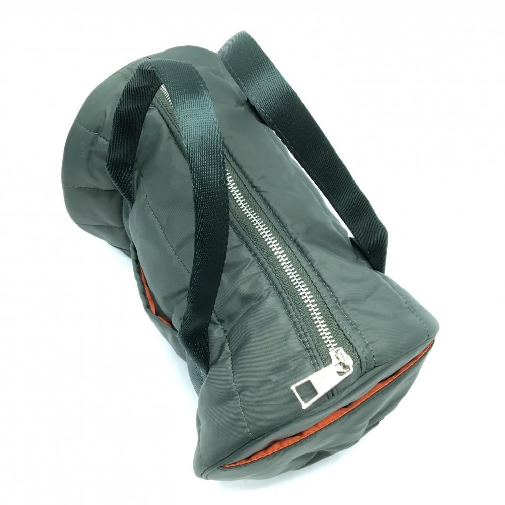 美品】マスターバニー カートバッグ ダークグリーン系 内側オレンジ