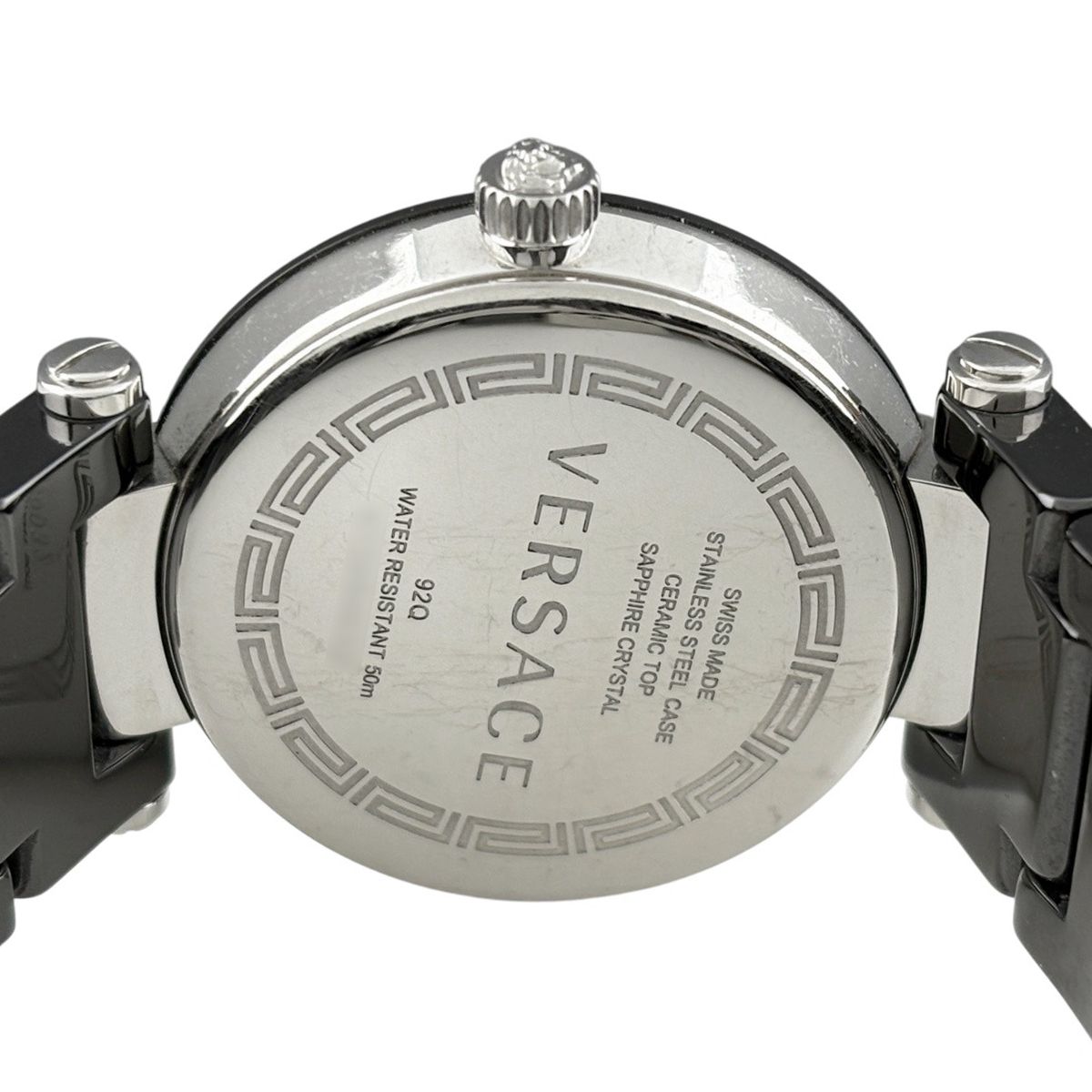 VERSACE 腕時計 メンズ レイヴ 92Q シェルホワイト クォーツ VERSACE 腕時計 メンズ レイヴ 92Q シェルホワイト クォーツ