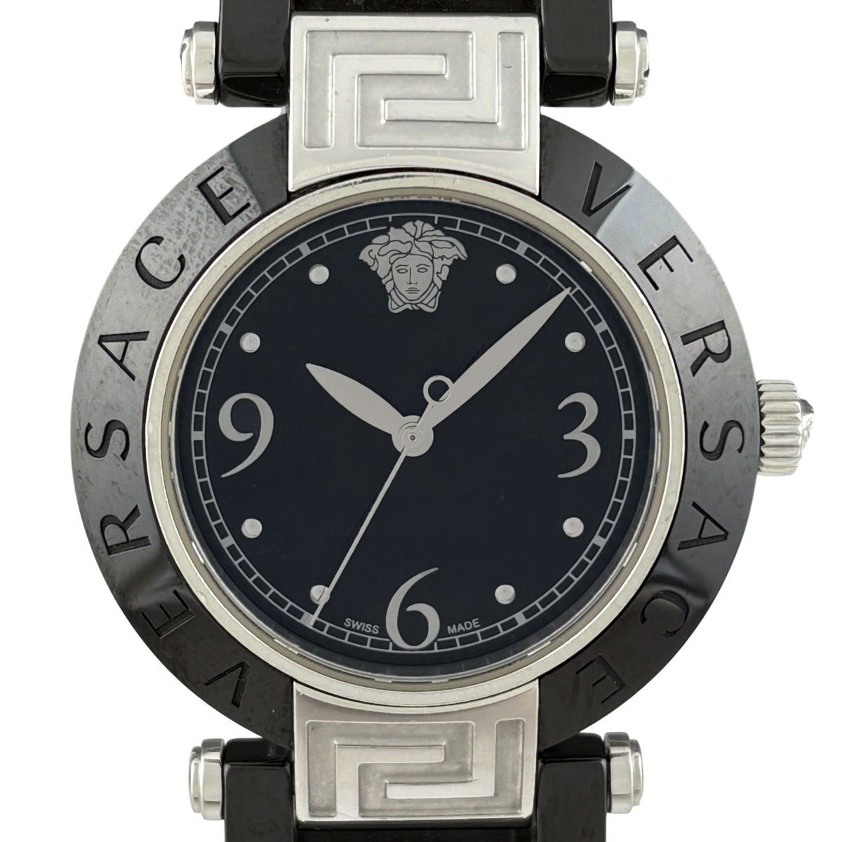 ヴェルサーチ VERSACE レイヴ 92Q 腕時計 SS セラミック クォーツ