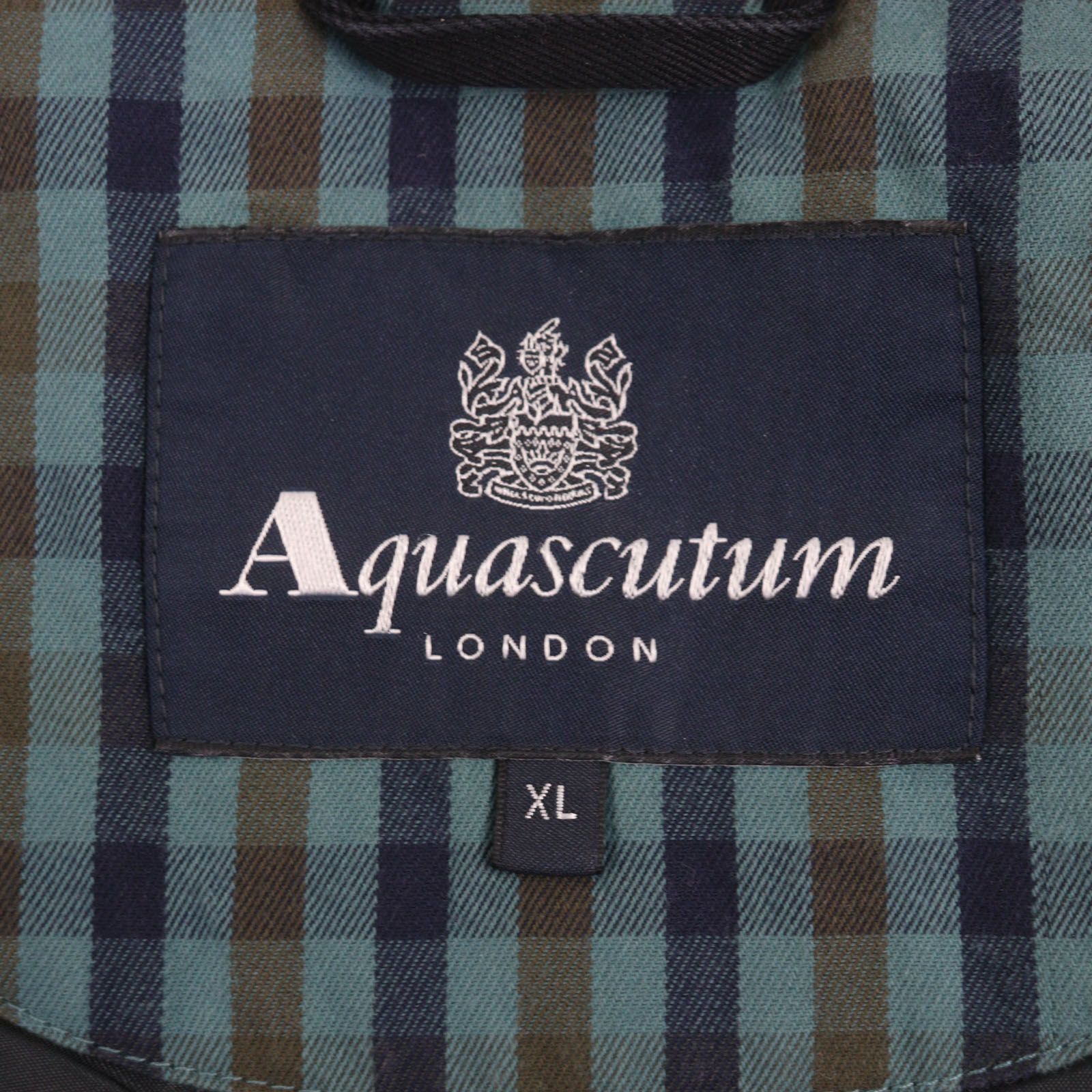良品▽Aquascutum LONDON アクアスキュータムロンドン ロゴ入りボタン