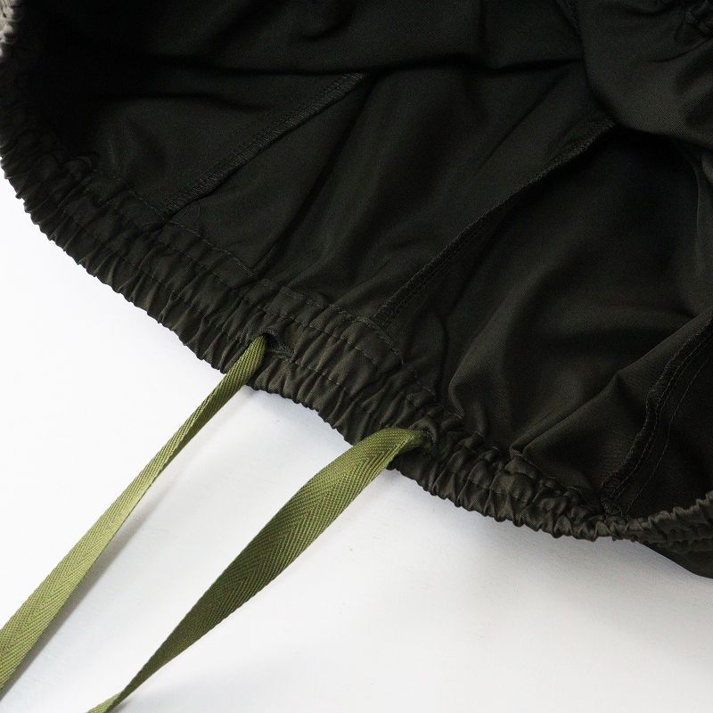  マーマーマー テーパードカーゴパンツ カーキ イージー ゴム ワイド ミリタリー その他 パンツ