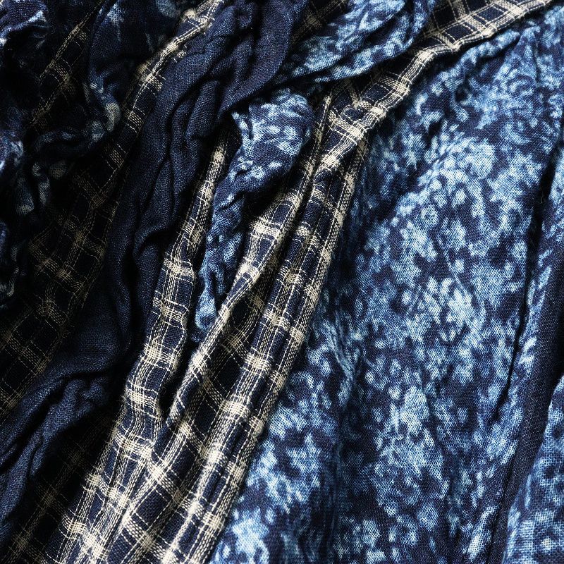 二重織フラワープリントミックスのドレス