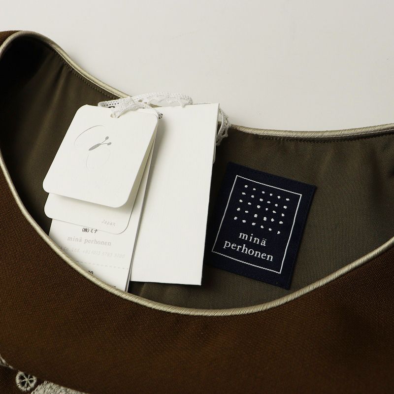 未使用 2025AW ミナペルホネン mina perhonen carnival ドレス 38