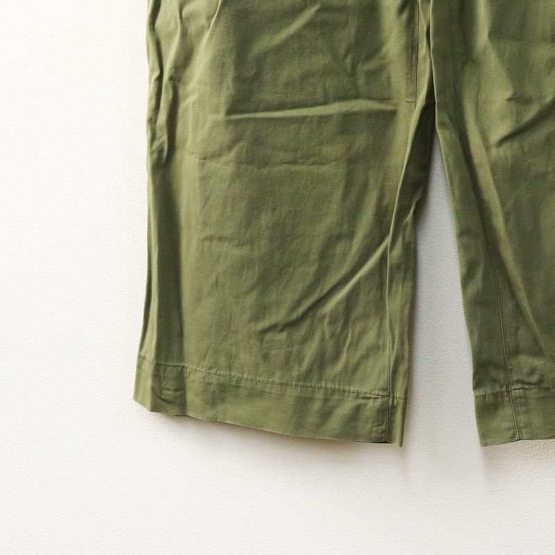パラスパレス Pal'las Palace コットンタックワイドパンツ 2＼カーキ
