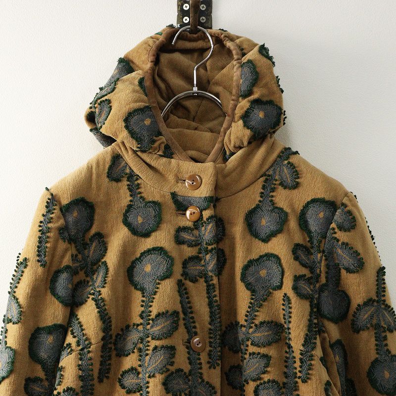 アウター　ミナペルホネン 保管品 ミナペルホネン mina perhonen frost garden ダウンコート 38