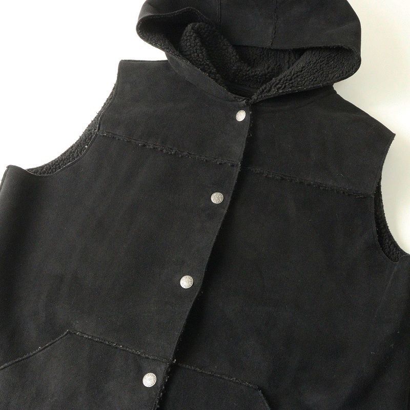 ローレンラルフローレン LAUREN RALPH LAUREN フェイクムートンベスト 