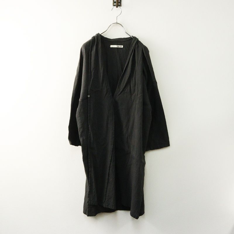 evam eva カシュクール カーディガン エヴァムエヴァ evam eva リネン ウール コットン カシュクール
