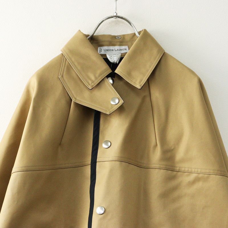最終値下　UNION LAUNCH ユニオンランチ　コート　キャメル　Fサイズ 未使用 保管品 ユニオンランチ UNION LAUNCH MANTLE ケープコート FREE