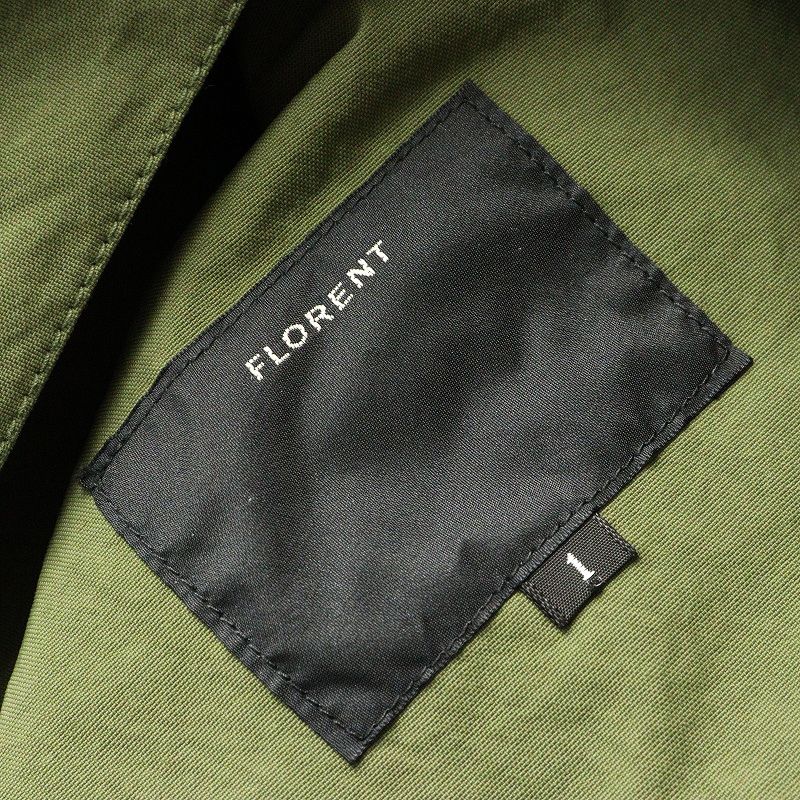 フローレント FLORENT ナイロン スタンドカラー ミリタリー ビッグ