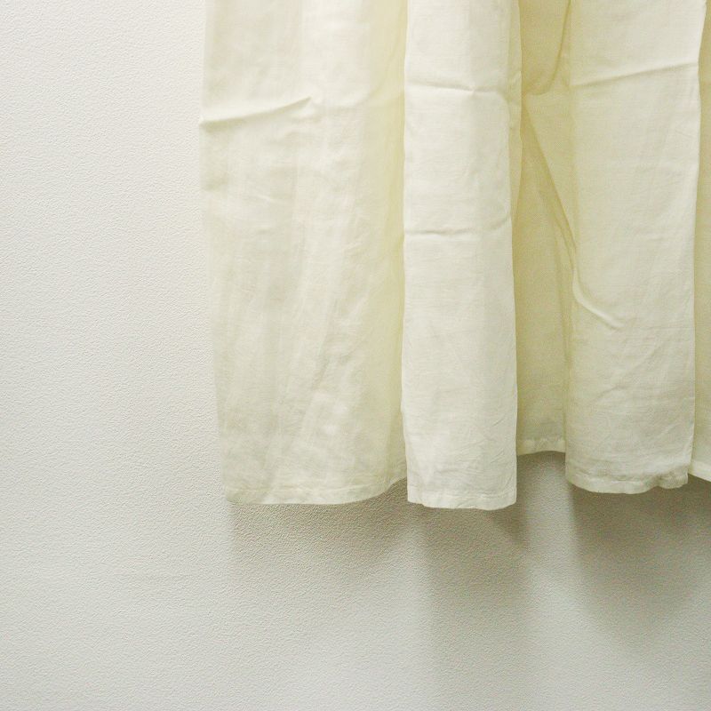  定5 7万 2025 SS パドカレ pas de calais テンセルラミーワンピース 36 アイボリー┃ワイドギャザードレス その他 その他