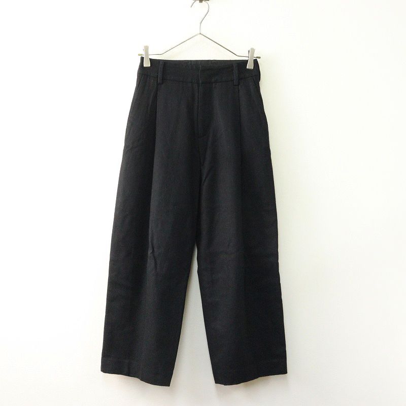 マーガレットハウエル HOWELL FOX FLANNEL トラウザーズ 0 ネイビーボトムス