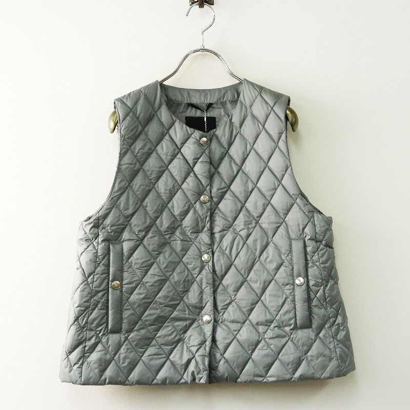 ♥ タグ付き タトラス TATRAS ヤティナ YATINA ライトダウンベスト 1 シルバーグレー アウター キルティング