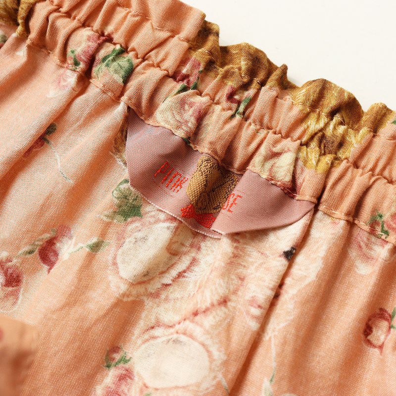 ピンクハウス PINK HOUSE テディベアローズ プリント スカート