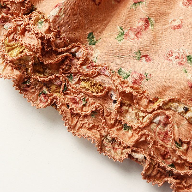 ピンクハウス PINK HOUSE テディベアローズ プリント スカート