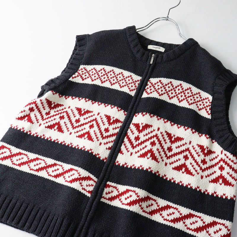 今だけ！【クリスマス限定！】CLAMP 新品カウレザージップアップベスト