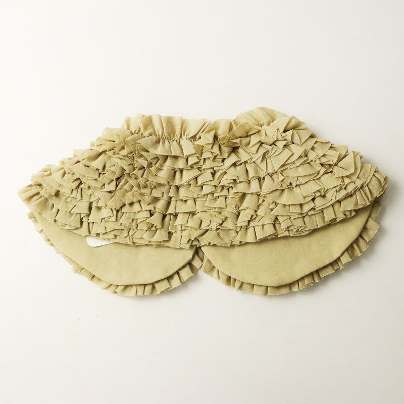 フリルカラー ベージュ┃付け襟