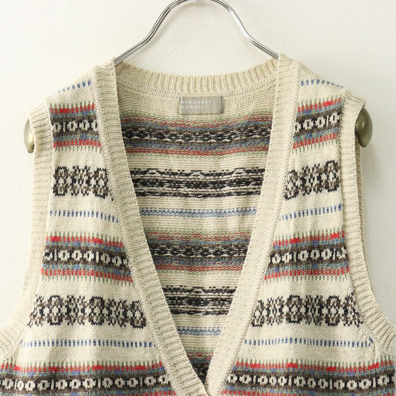 マーガレットハウエル MARGARET HOWELL フェアアイルジャガードニット