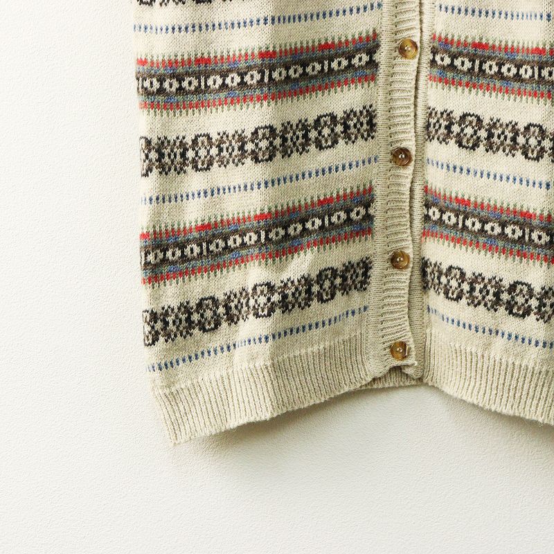 マーガレットハウエル　TWISTED COTTON WOOLニットベスト 中古・古着通販】MARGARET HOWELL (マーガレットハウエル) カシミヤ混