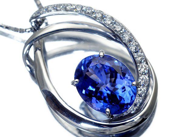 【極上品】タンザナイト天然石ブレスレット【値下げ可】※みみぃ様確約済 高品質++]タンザナイトブレスレット（約6.5mm玉） - 埼玉県吉川市の