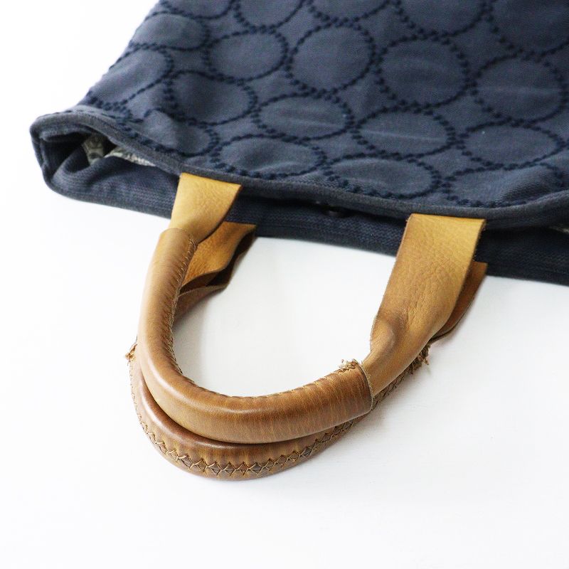 人気カラー ミナペルホネン mina perhonen tambourine marron bag