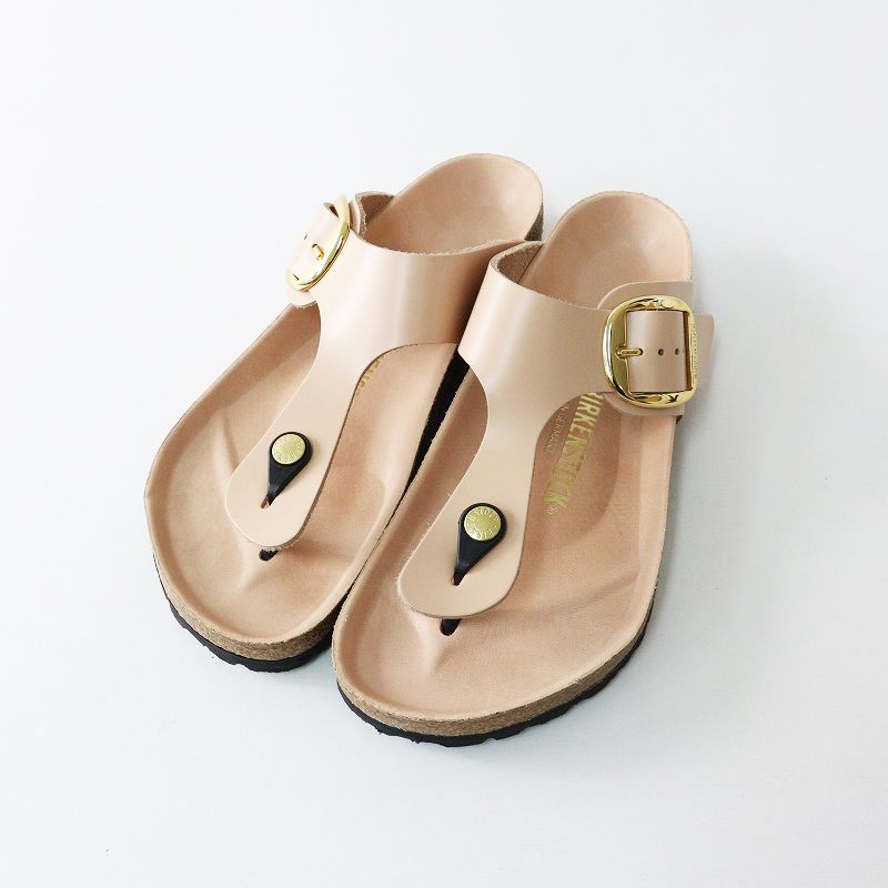 ビルケンシュトック Gizeh ギゼ ビッグバックル サンダル 25 cm ベージュ シューズ