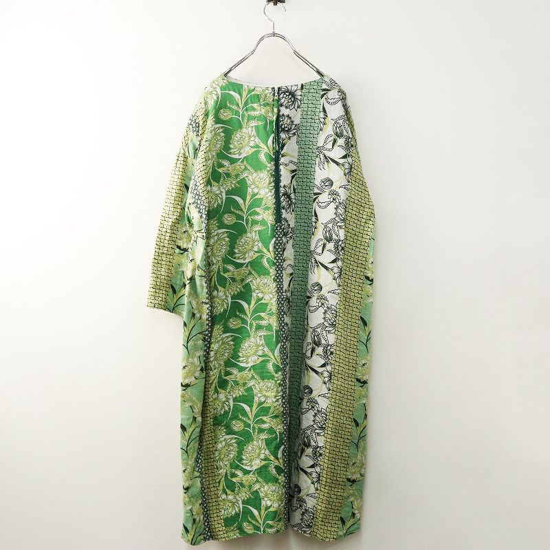 ケイハヤマプリュス KEI Hayama PLUS ストライプフラワープリント