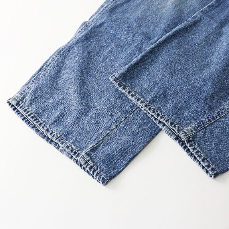  2025 AW フレームワーク FRAMeWORK denim カーブパンツ 38 ブルー デニム ワイド その他 パンツ