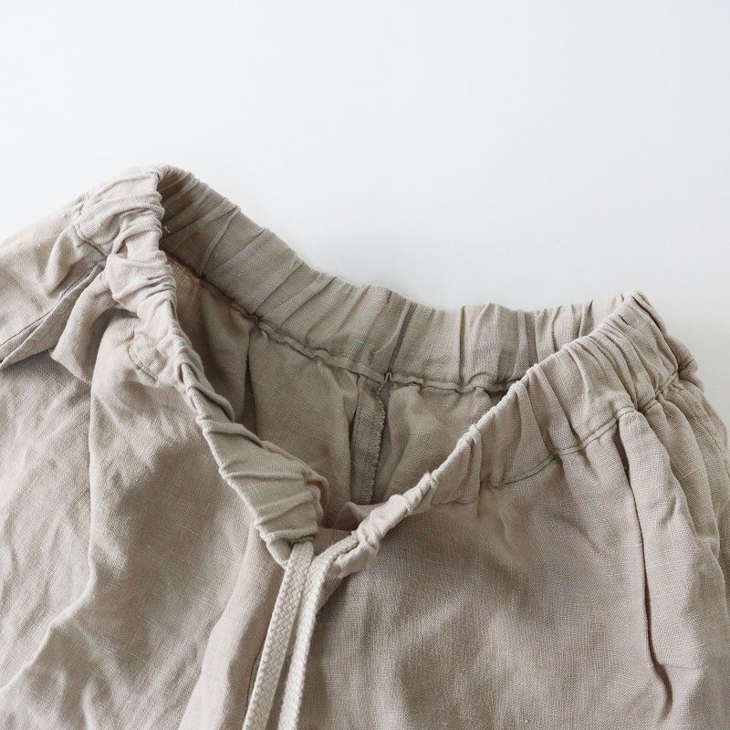 タンディ オローネ リネン バルーンパンツ サンドベージュ┃麻素材