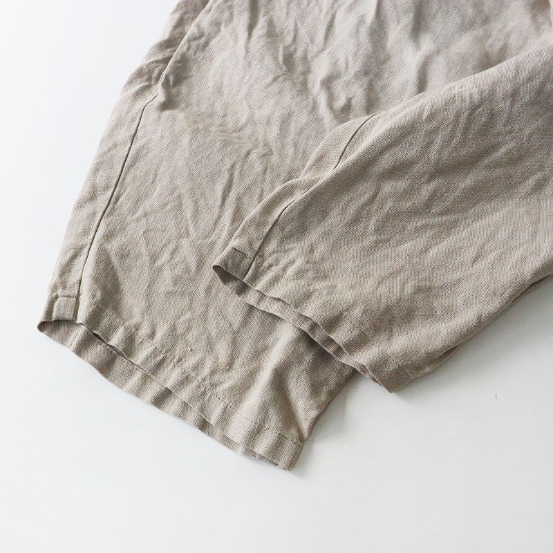 タンディ オローネ リネン バルーンパンツ サンドベージュ┃麻素材