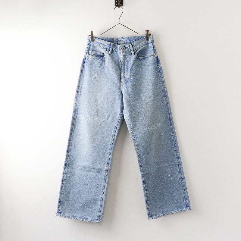 2025 SS フレームワーク FRAMeWORK OUT OF FRAMe デニムパンツ 36 ブルー ヴィンテージ加工 ワイド
